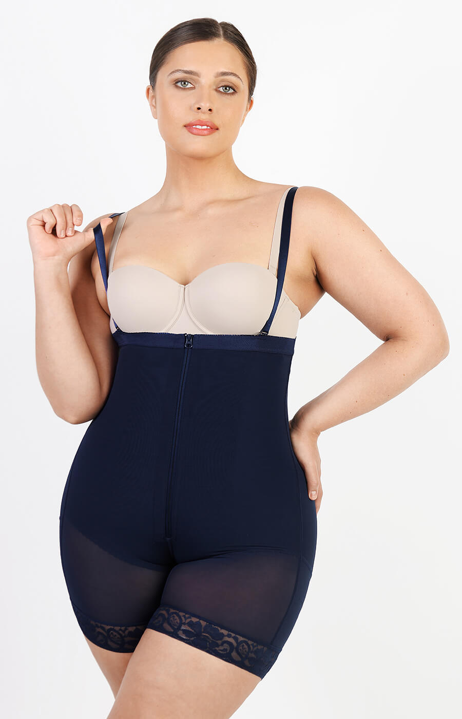 AirSlim® Firm Tummy Compression Bodysuit Shaper With Butt Lifter