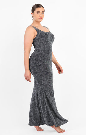 Gleaming Sleeveless Mermaid Shaping Dress