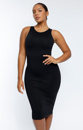 Seamless Eco-Friendly Shaping Dress with Large U-Back