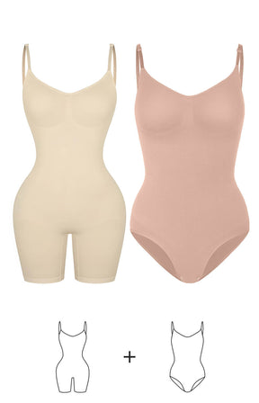 Bundle 1 Full Body Shapewear + 1 Ultra Comfy Shaper