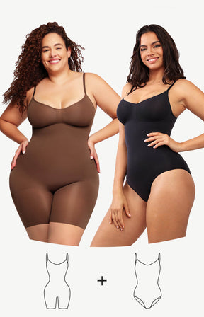 Bundle 1 Full Body Shapewear + 1 Ultra Comfy Shaper