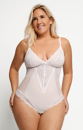 LacyDaisy Mesh Lace Lingerie Bodysuit