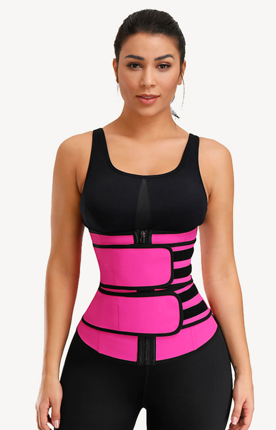 NeoSweat™ Firm Control Double Belts Waist Trainer