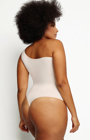 PowerConceal™ One Shoulder Thong Bodysuit