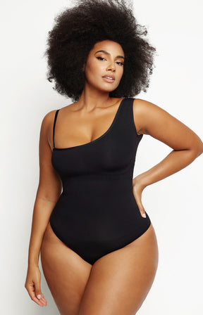 PowerConceal™ One Shoulder Thong Bodysuit