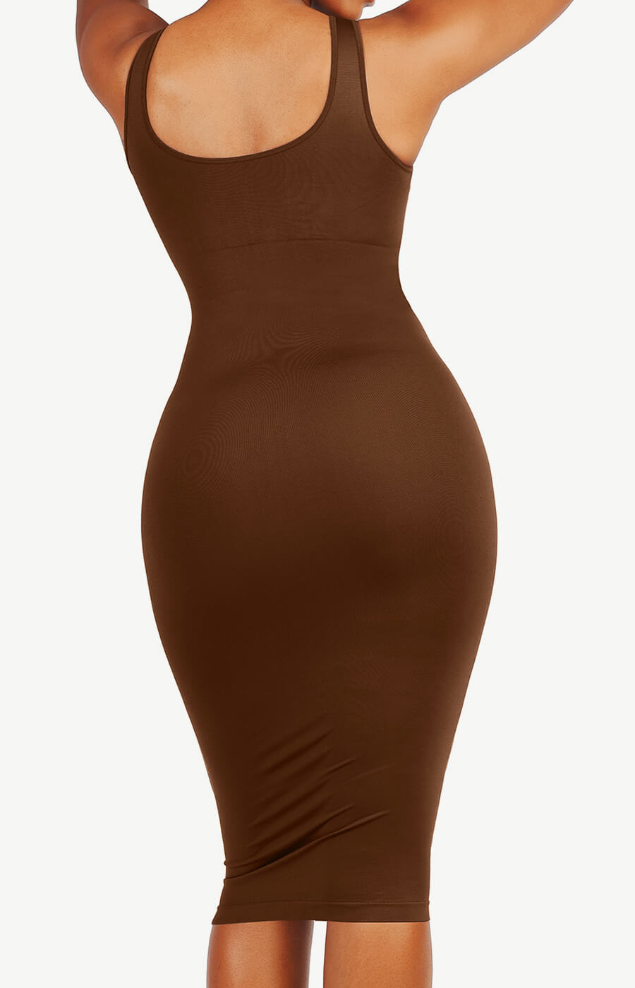 Seamless Eco-Friendly Shaper Dress with Large U-Back